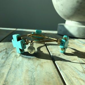 BB Cross Bangle Bracelet